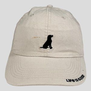Life is good Hat- Dog Wag on Strapback Adjustable Hat